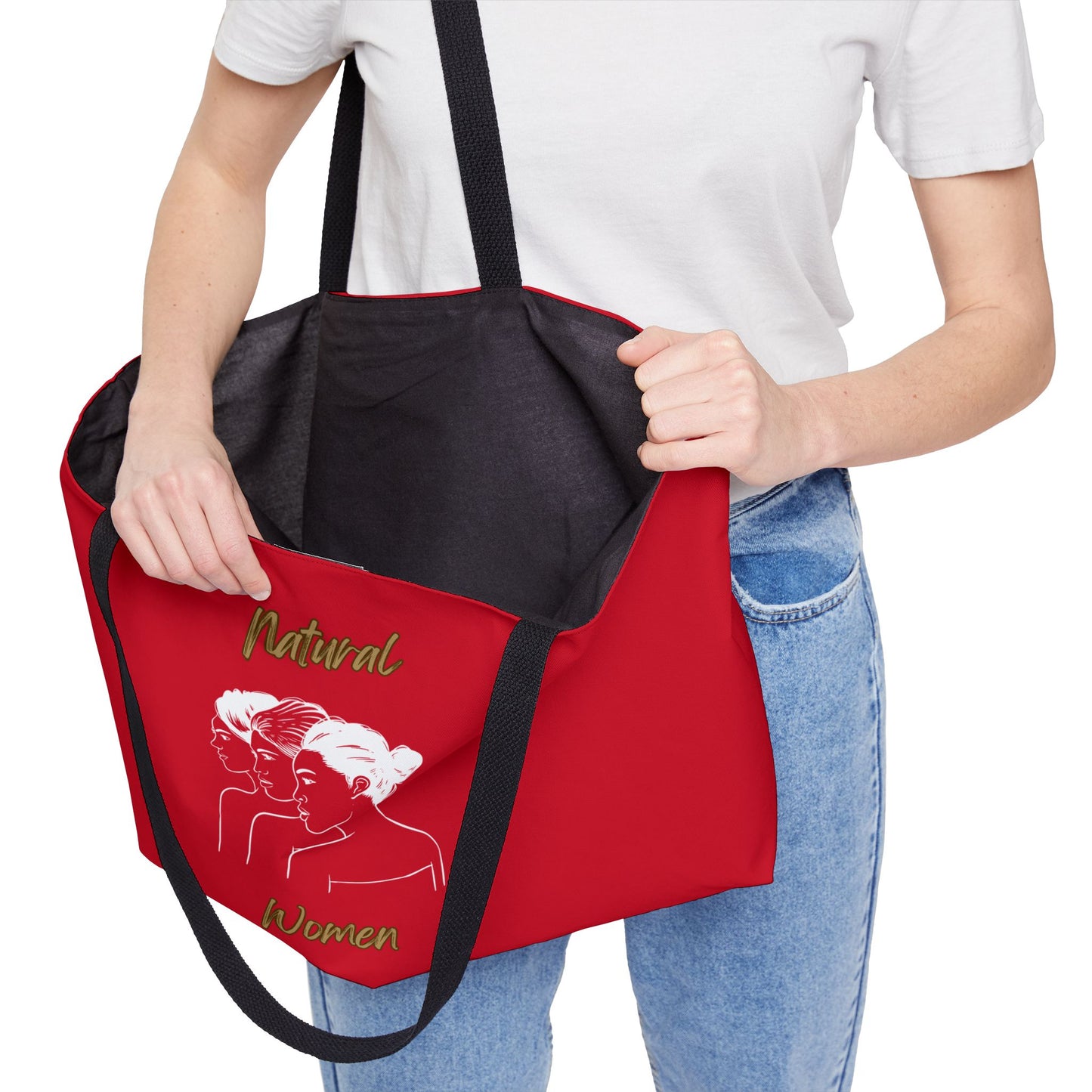Natural Women United Friends (WL) Weekender Tote Bag DARK RED