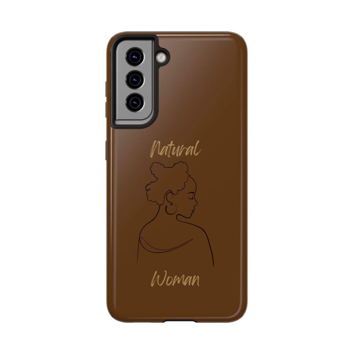 Natural Woman Twists (BL) Tough Phone Cases BROWN