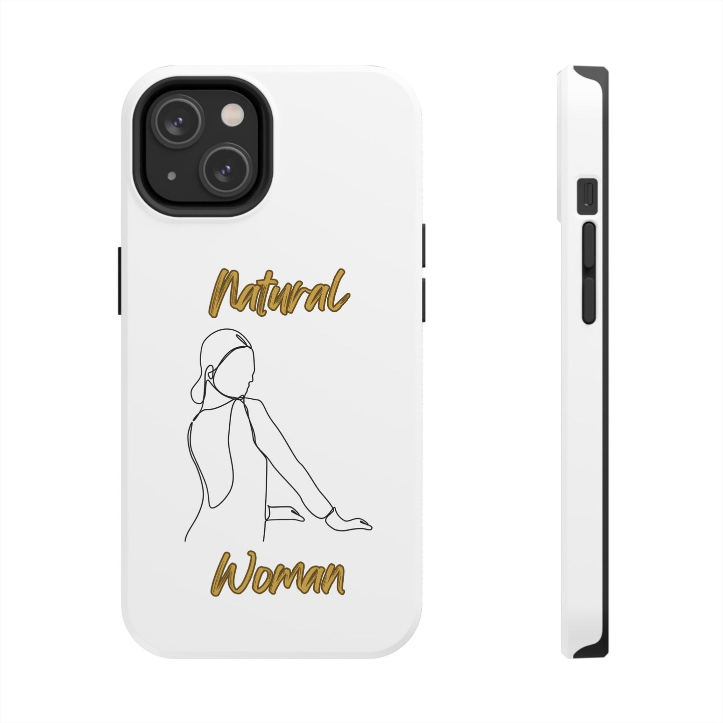 Natural Woman Hands Free (BL)Tough Phone Cases WHITE