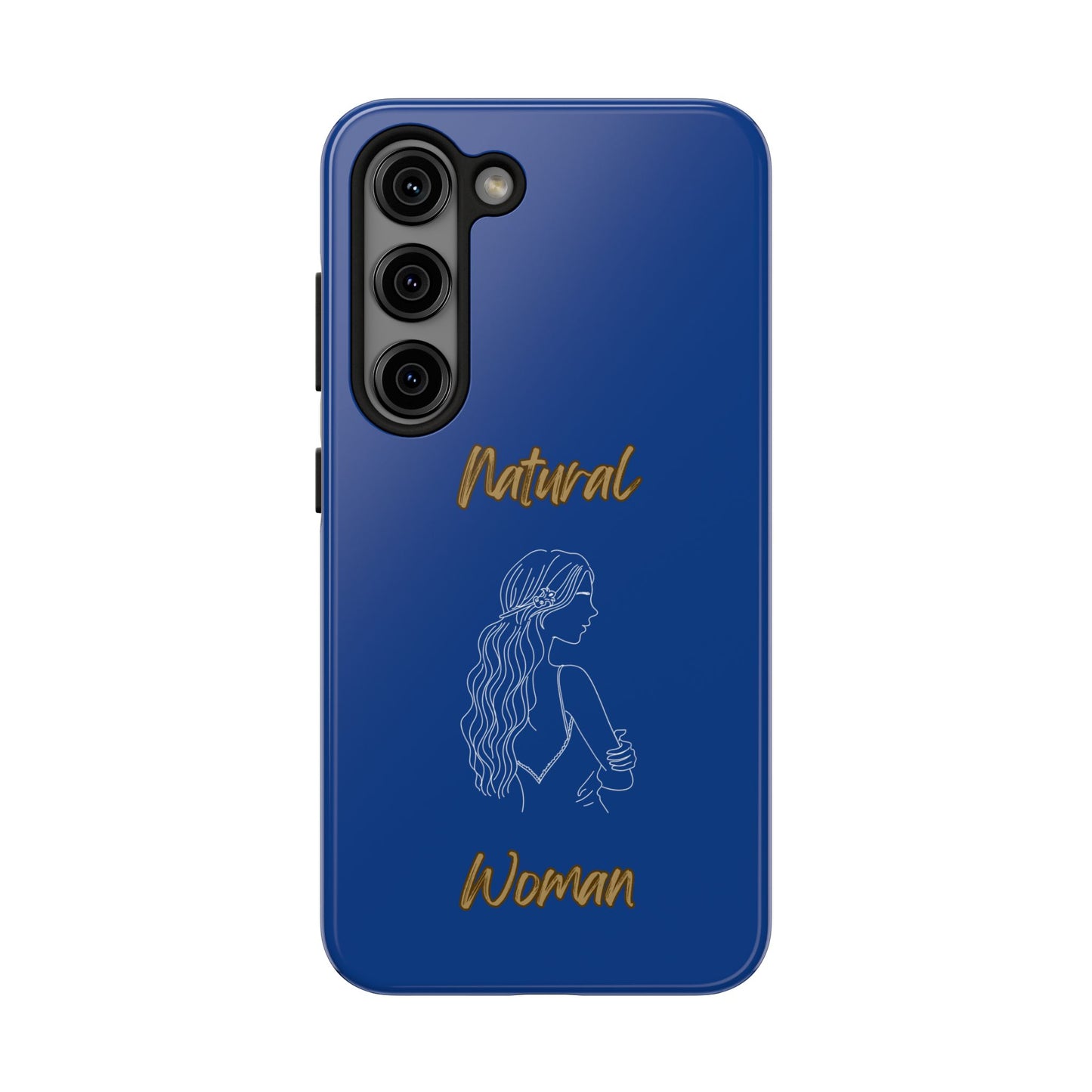 Natural Woman Young Woman (WL)Tough Phone Cases DARK BLUE