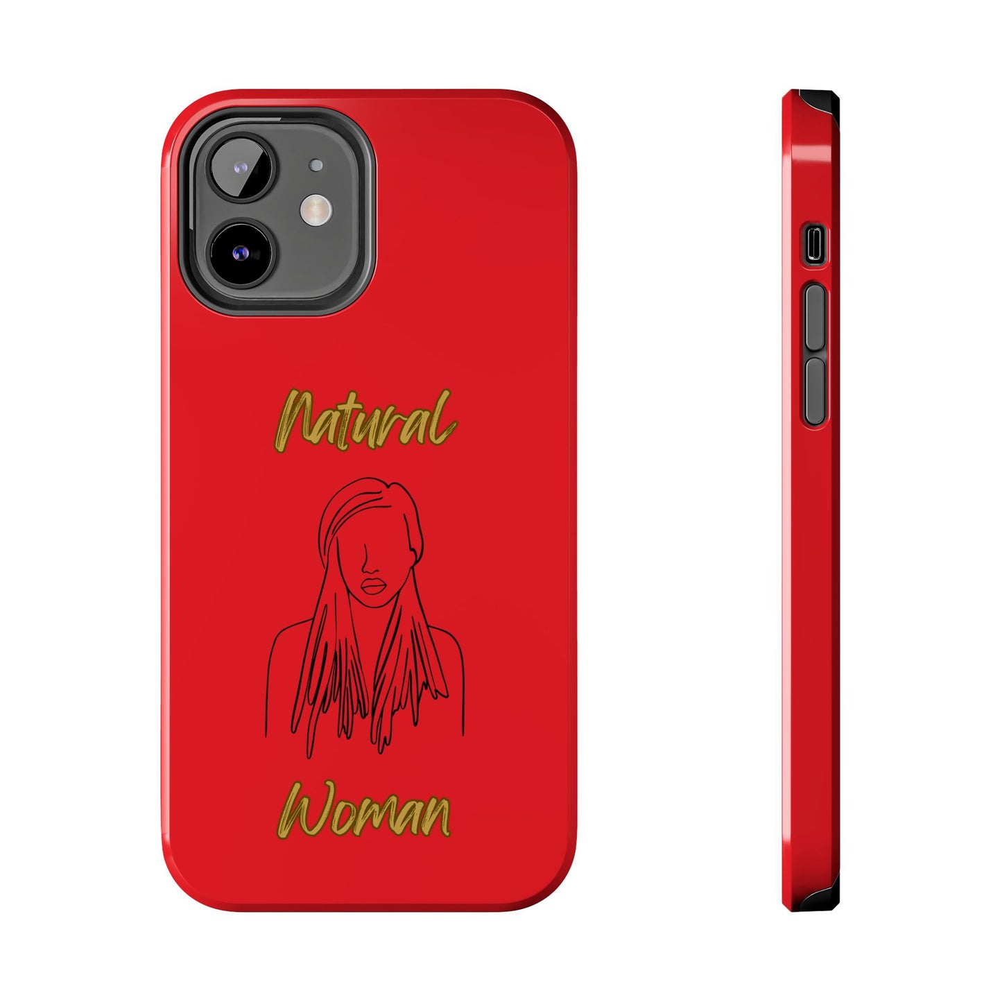 Natural Woman Content (BL)Tough Phone Cases RED