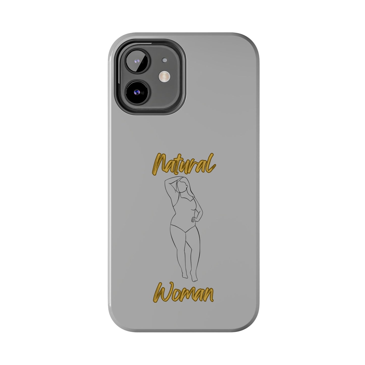 Natural Woman Looking Good (BL)Tough Phone Cases LIGHT GREY