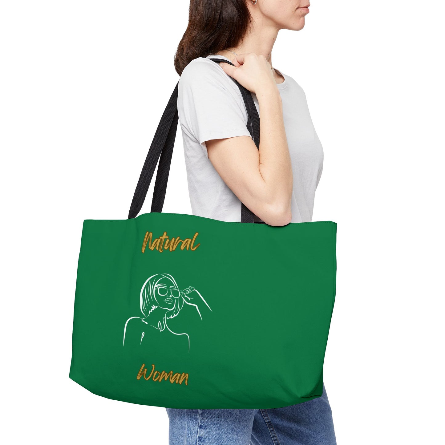 Natural Woman Bright Future (WL) Weekender Tote Bag DARK GREEN