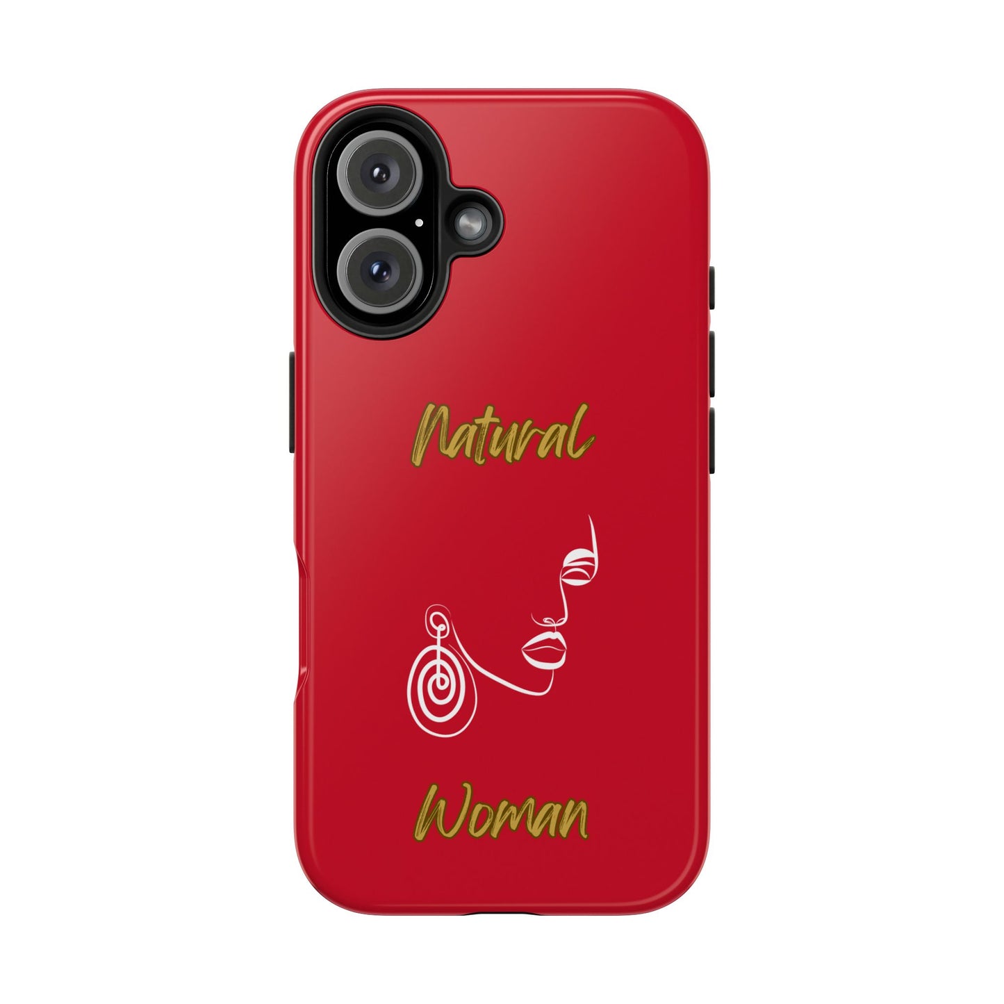 Natural Woman Music In My Soul (WL)Tough Phone Cases DARK RED