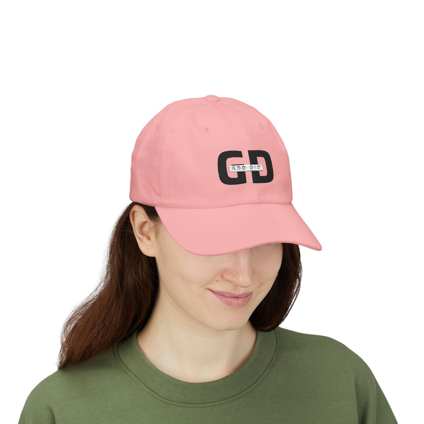 "GOD DID" (BL) Custom Embroidered Casual Cap