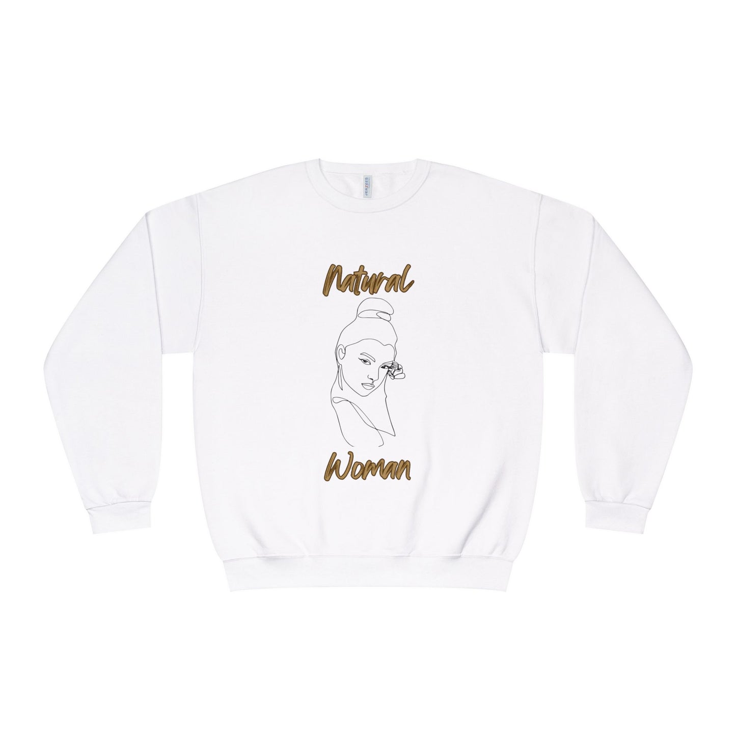 Natural Woman Sassy Bun (BL) Crewneck Sweatshirt