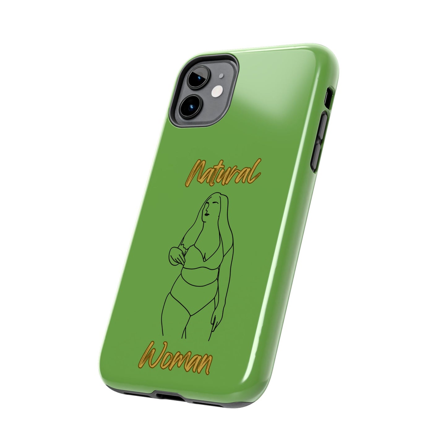 Natural Woman Full Beauty (BL)Tough Phone Cases GREEN