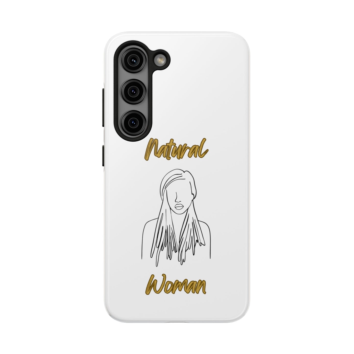 Natural Woman Content (BL)Tough Phone Cases WHITE