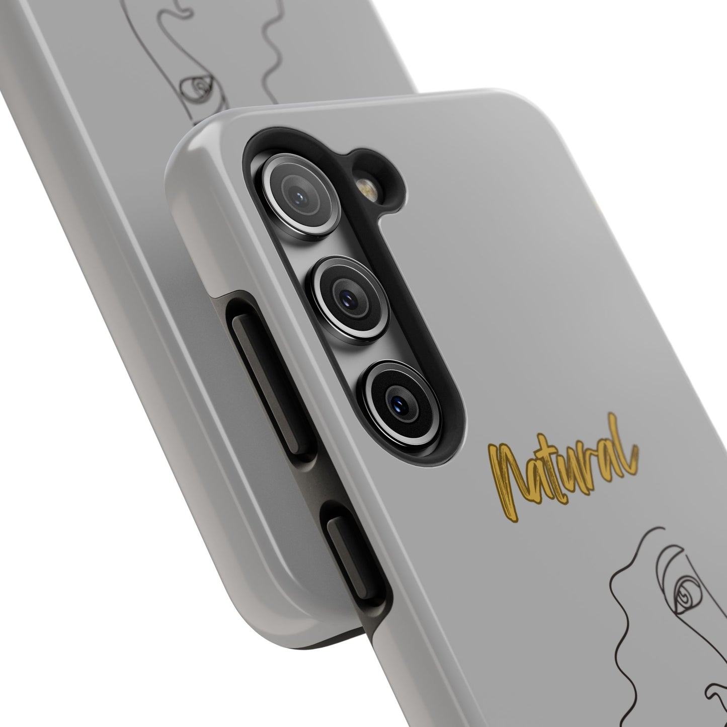 Natural Woman Peekaboo (BL)Tough Phone Cases LIGHT GREY