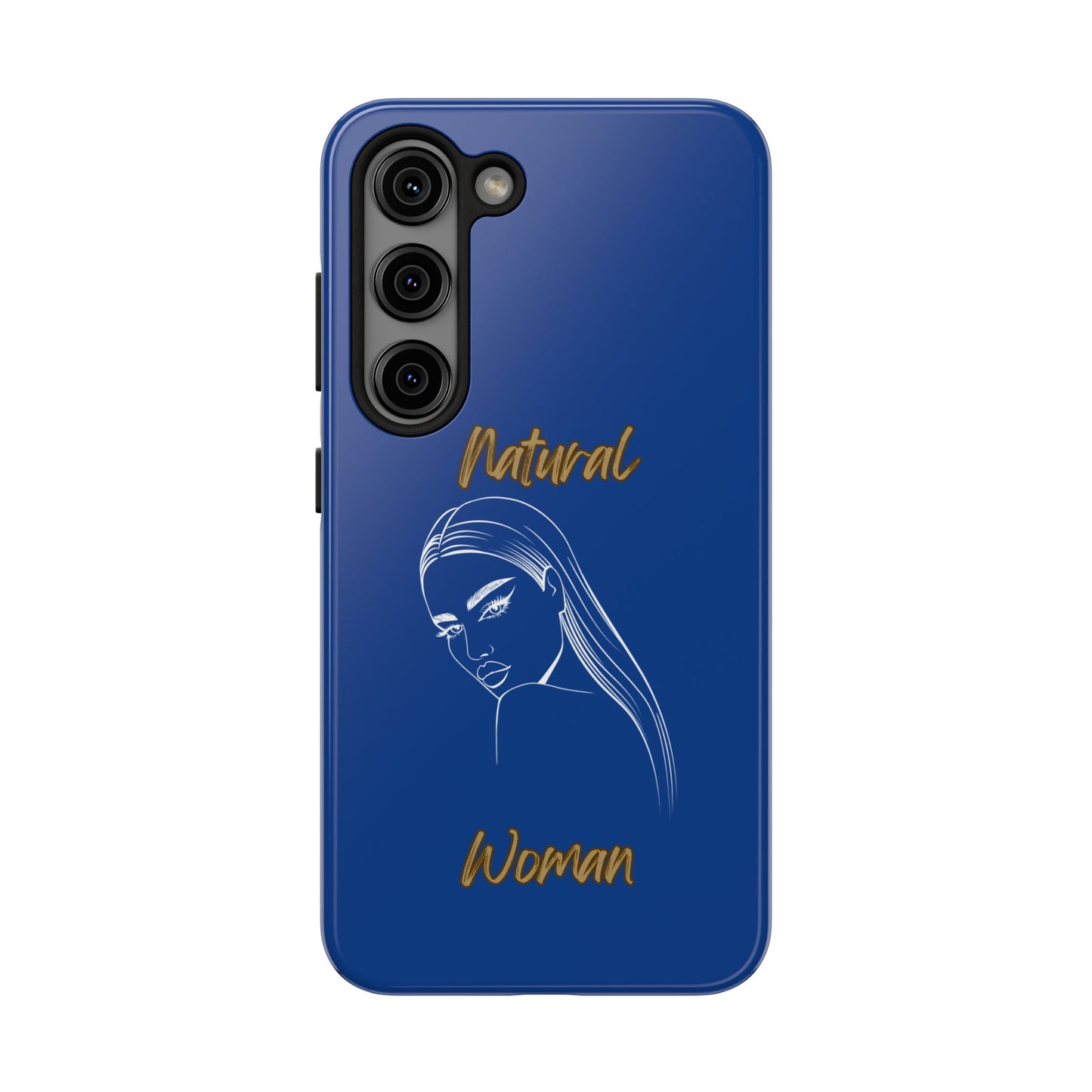 Natural Woman The Stare (WL)Tough Phone Cases DARK BLUE