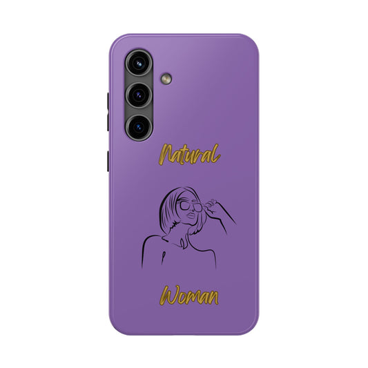 Natural Woman Bright Future (BL)Tough Phone Cases LIGHT PURPLE