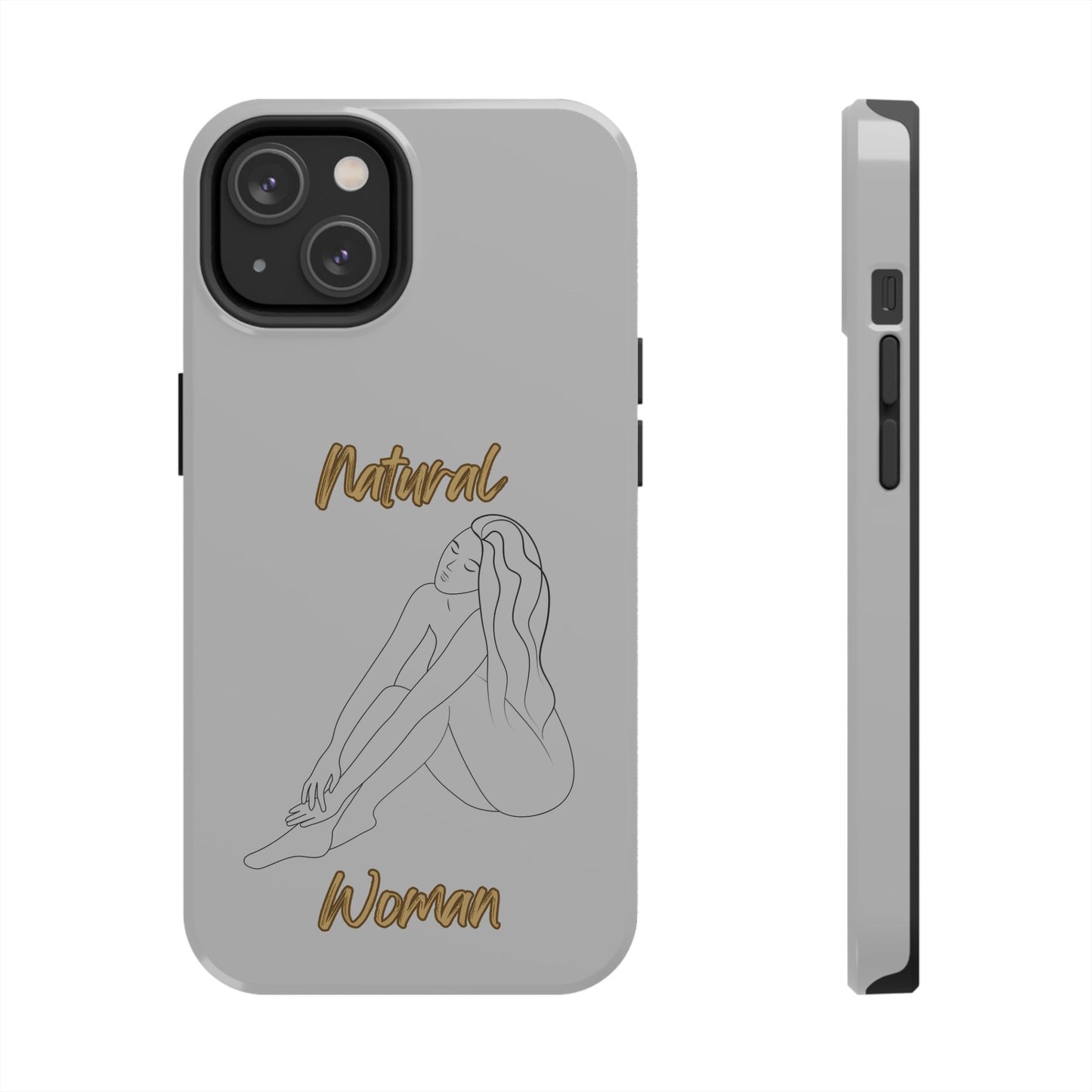 Natural Woman Beauty (BL) Tough Phone Cases LIGHT GREY