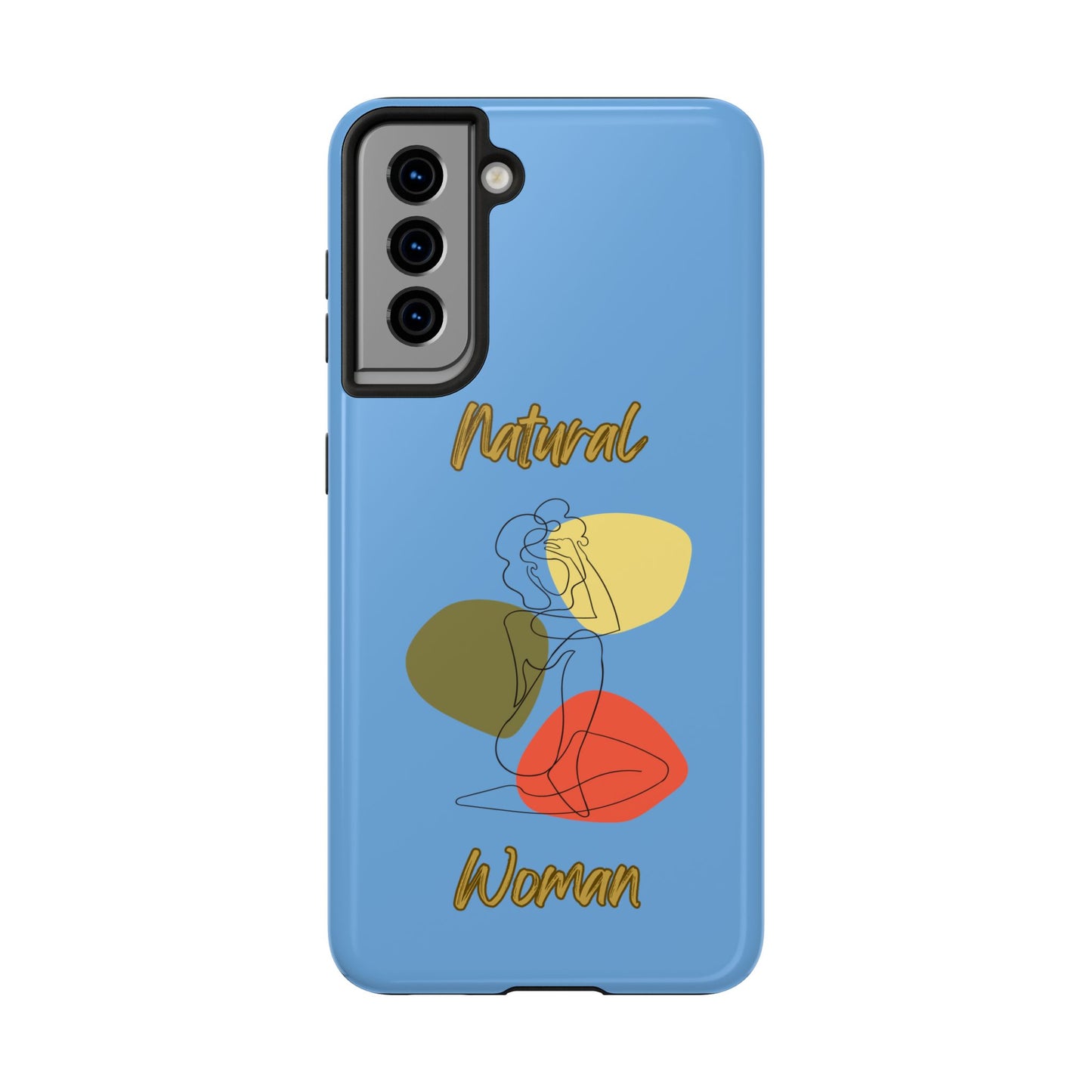 Natural Woman Colorful Pose (BL)Tough Phone Cases LIGHT BLUE
