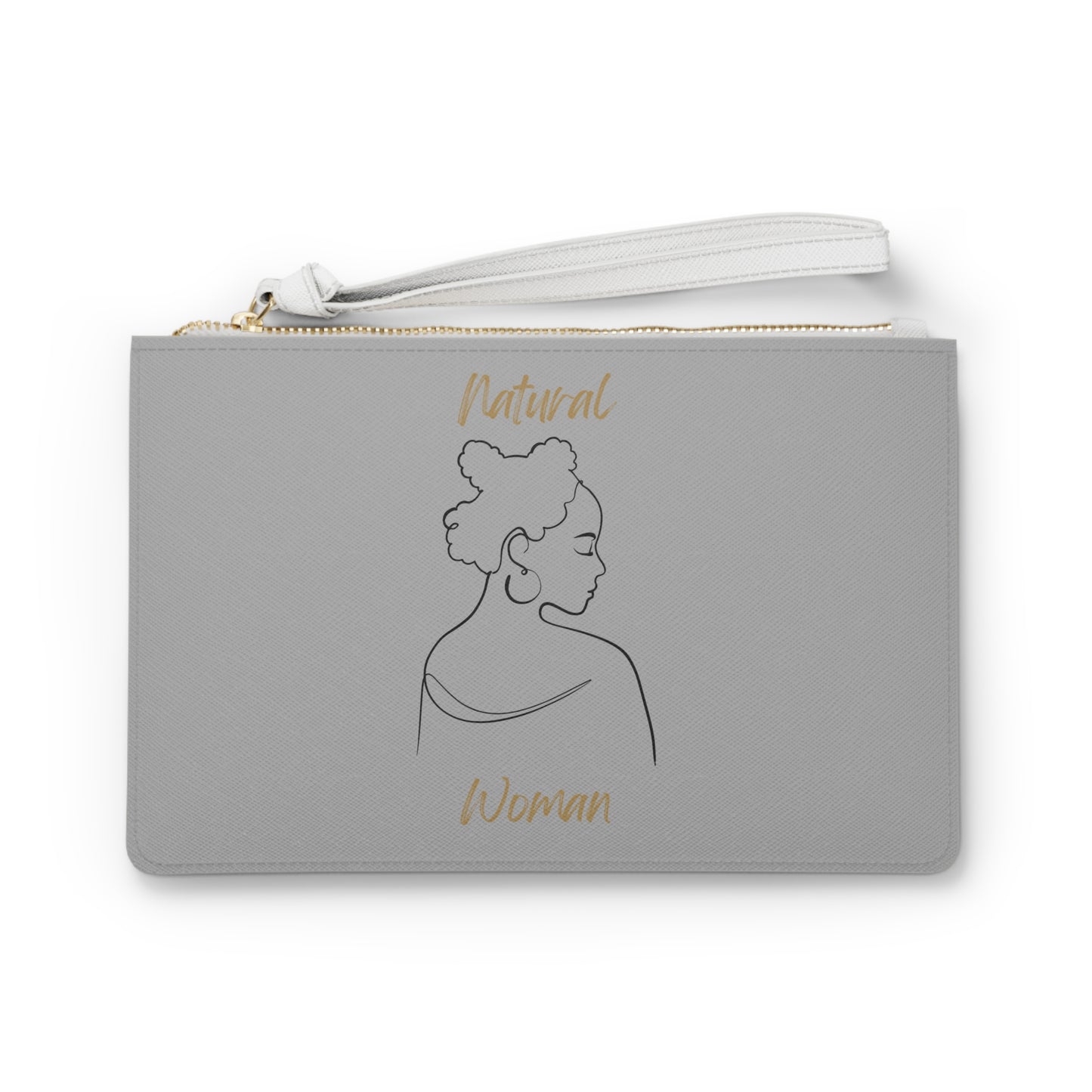 Natural Woman Twist (BL) Clutch Bag LIGHT GREY