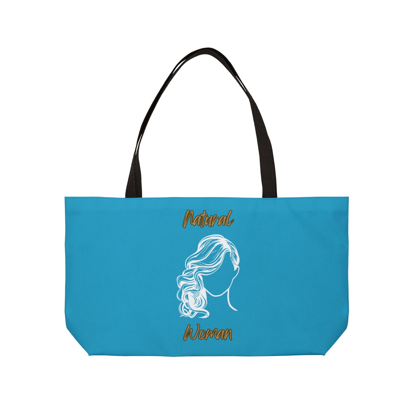 Natural Woman Long Curl (WL) Weekender Tote Bag TURQUOISE