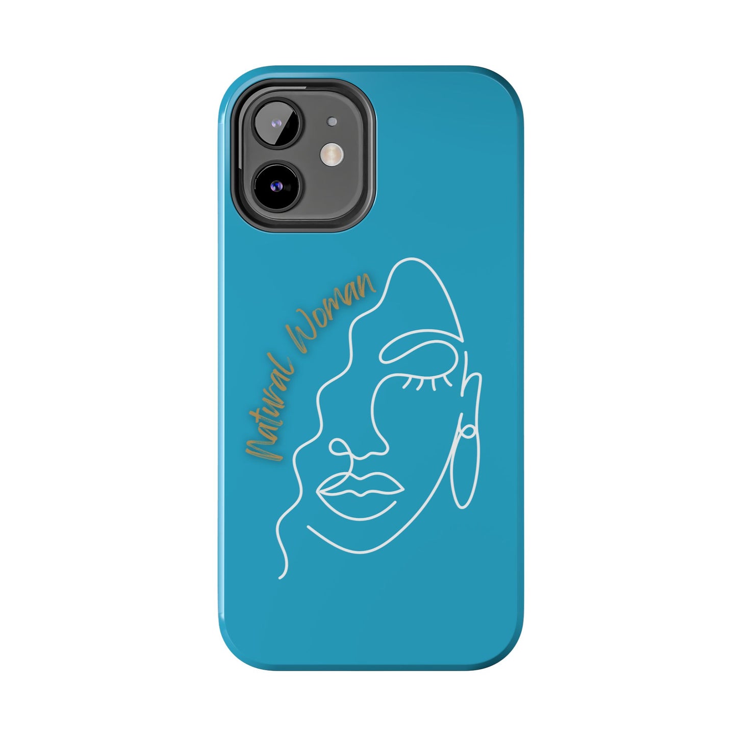 Natural Woman Half Face (WL)Tough Phone Case TURQUOISE