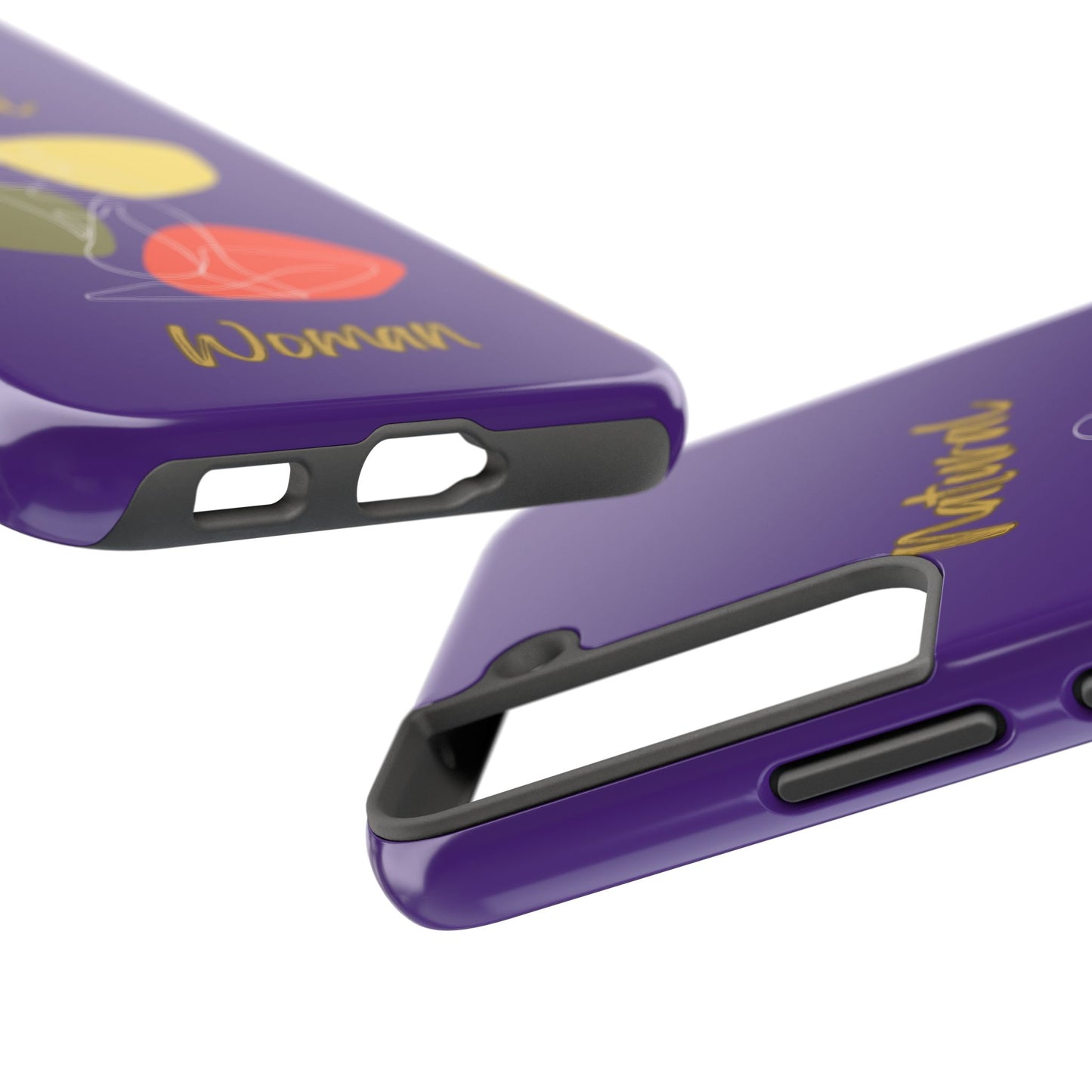 Natural Woman Colorful Pose (WL)Tough Phone Cases PURPLE