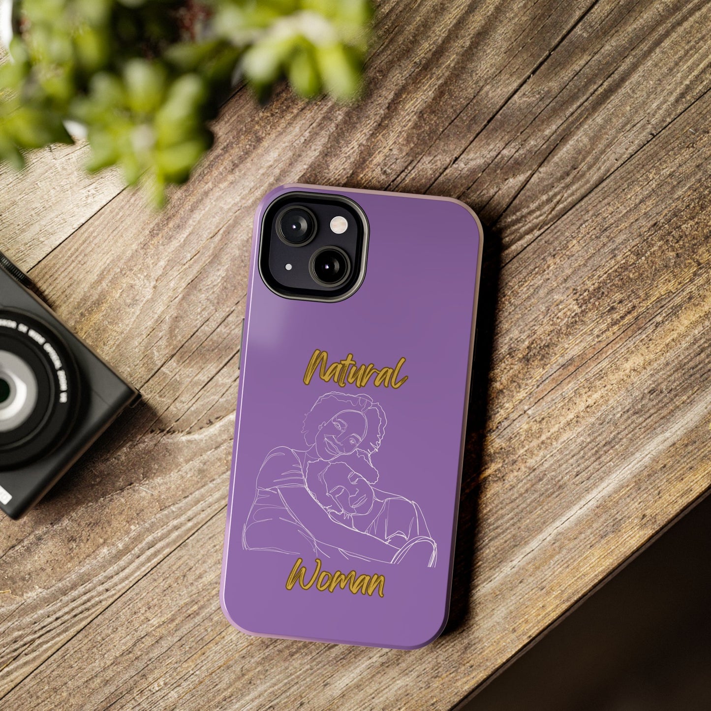 Natural Woman Loving Embrace (WL)Tough Phone Cases LIGHT PURPLE