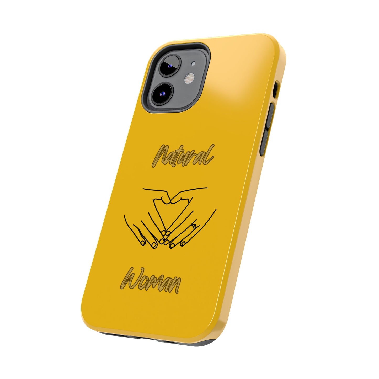Natural Woman I Love You (BL)Tough Phone Cases YELLOW