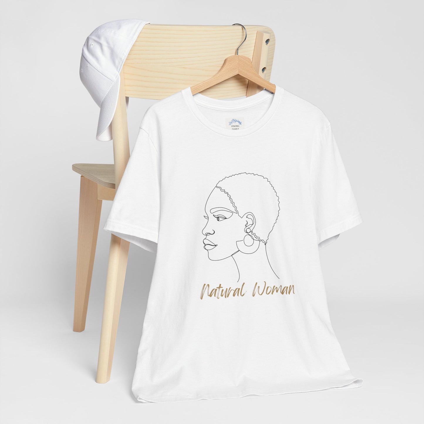 NATURAL WOMAN Finger Waves (BL) Short Sleeve T-Shirt