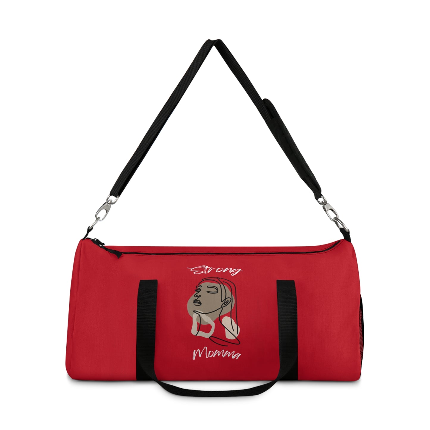 Strong Momma (WL) Duffel Bag DARK RED