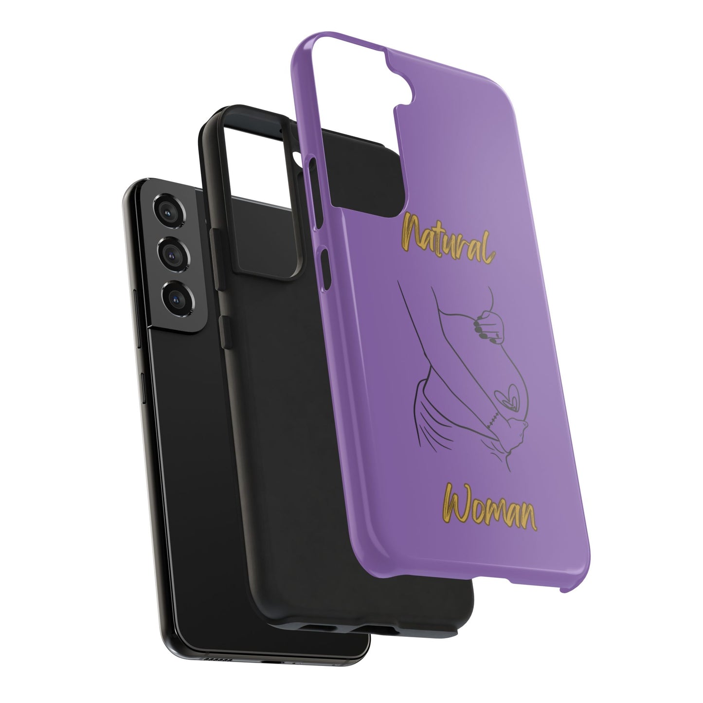 Natural Woman Loved In & Out (BL)Tough Phone Cases LIGHT PURPLE