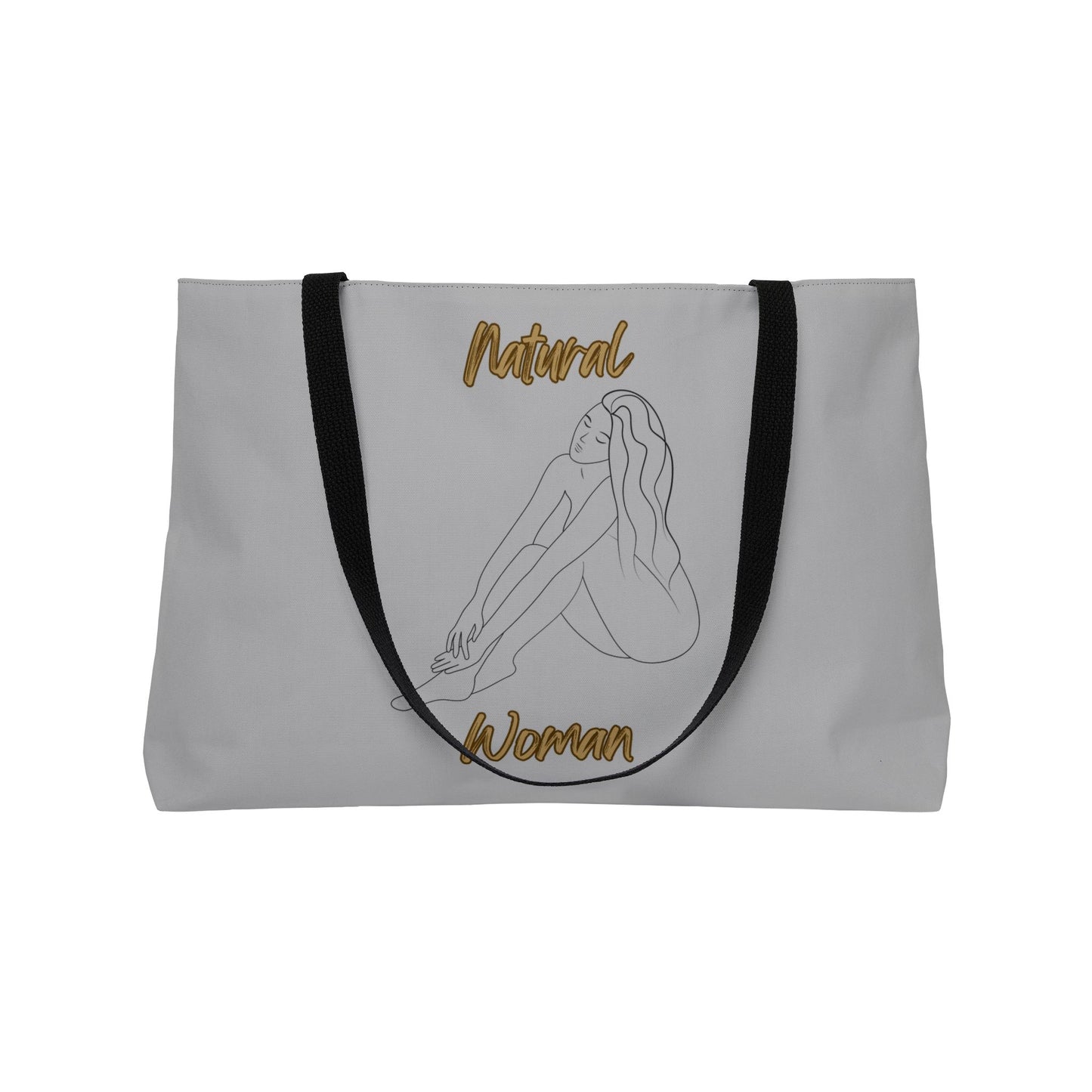 Natural Woman Beauty (BL) Weekender Tote Bag LIGHT GREY