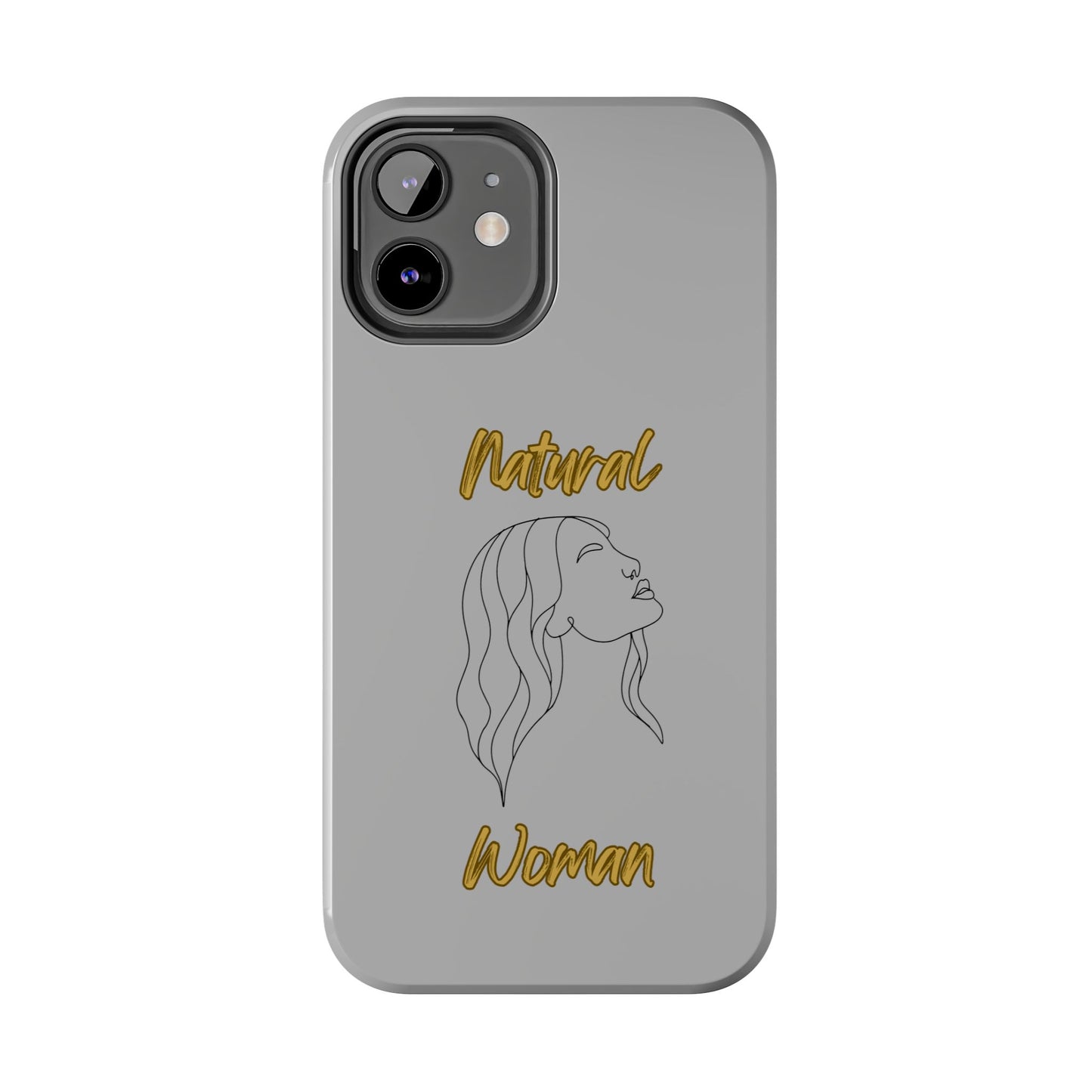 Natural Woman Breeze On Face (BL)Tough Phone Cases LIGHT GREY