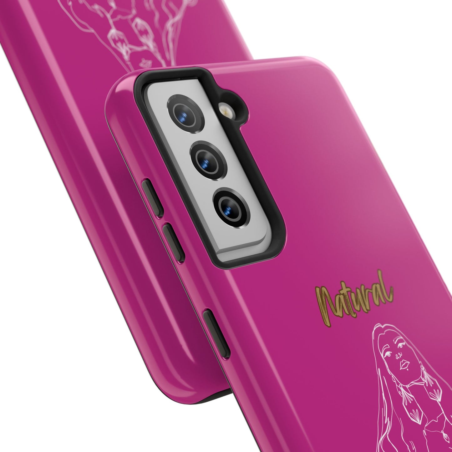 Natural Woman Thinking (WL)Tough Phone Cases PINK