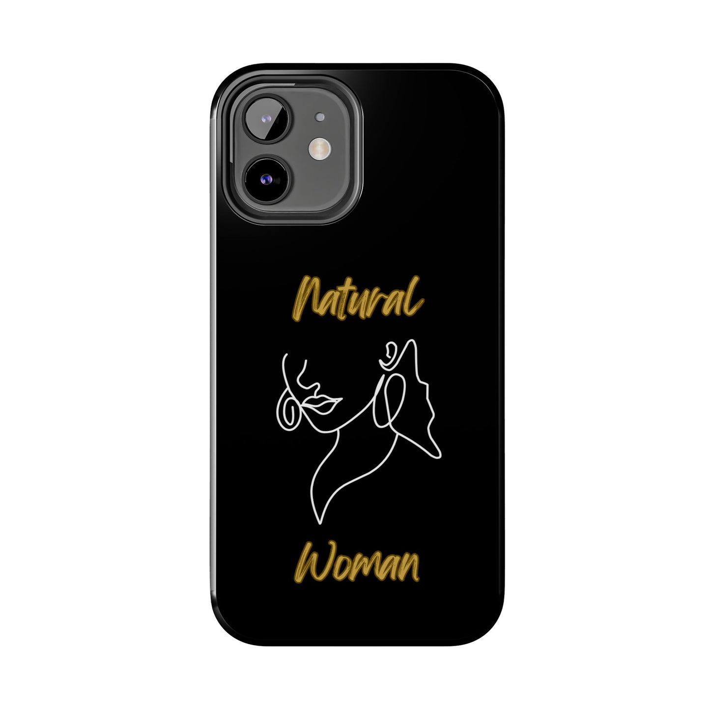 Natural Woman Lips (WL)Tough Phone Cases BLACK