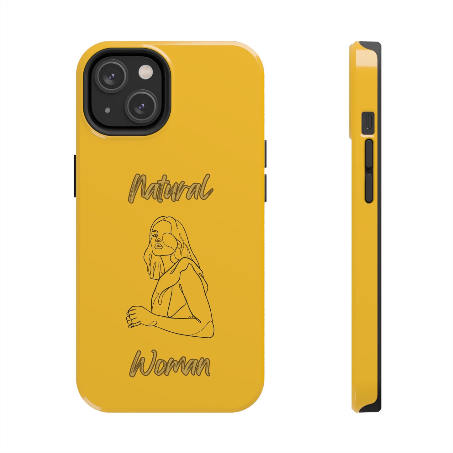 Natural Woman Care Free (BL)Tough Phone Cases YELLOW