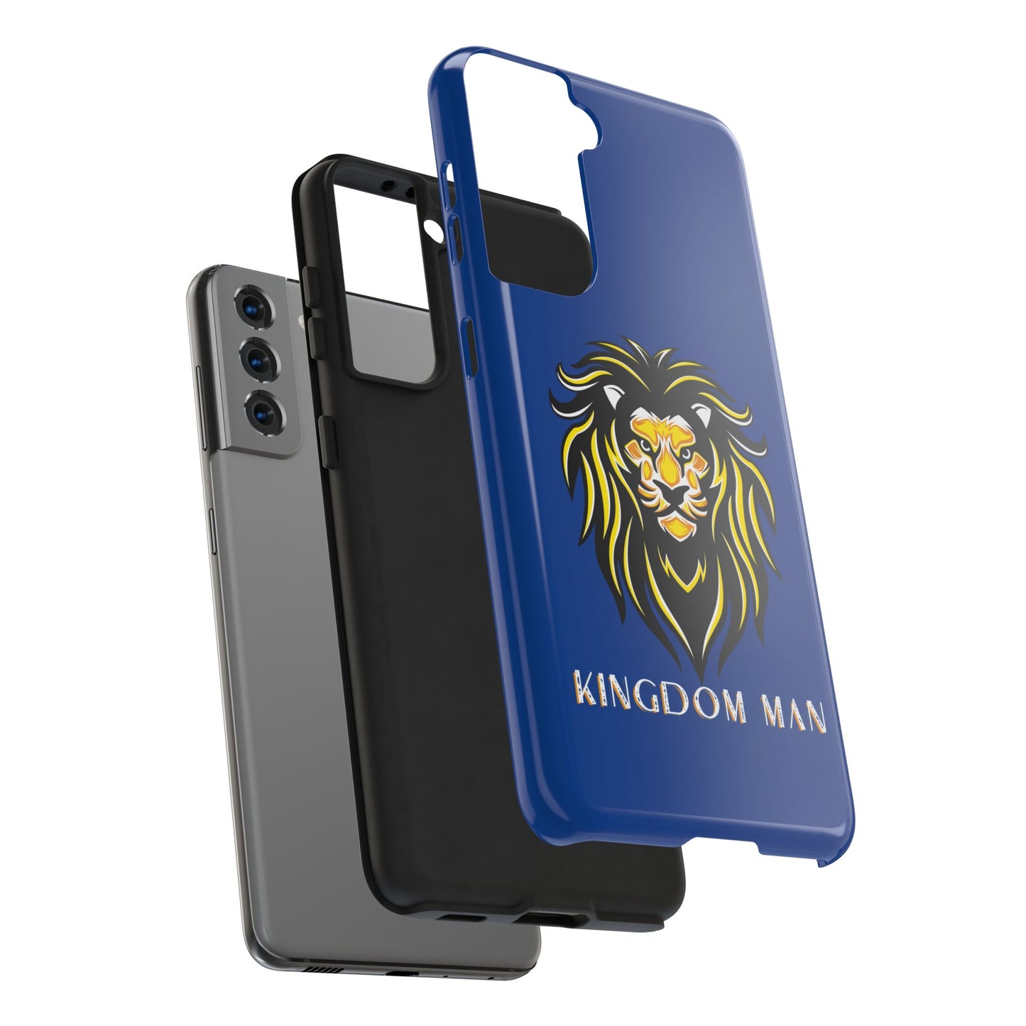 Kingdom Man (White-Gold Label) Tough Phone Case DARK BLUE