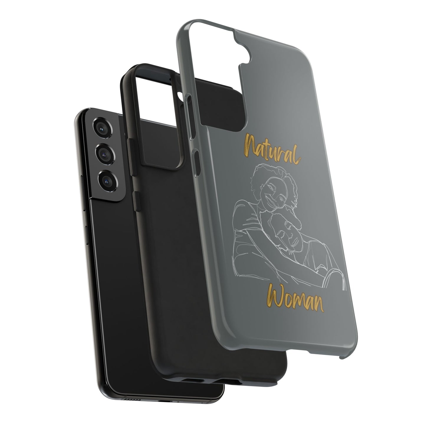 Natural Woman Loving Embrace (WL)Tough Phone Cases DARK GREY