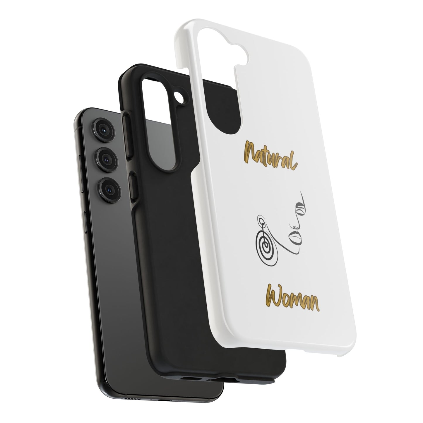 Natural Woman Music In My Soul (BL)Tough Phone Cases WHITE