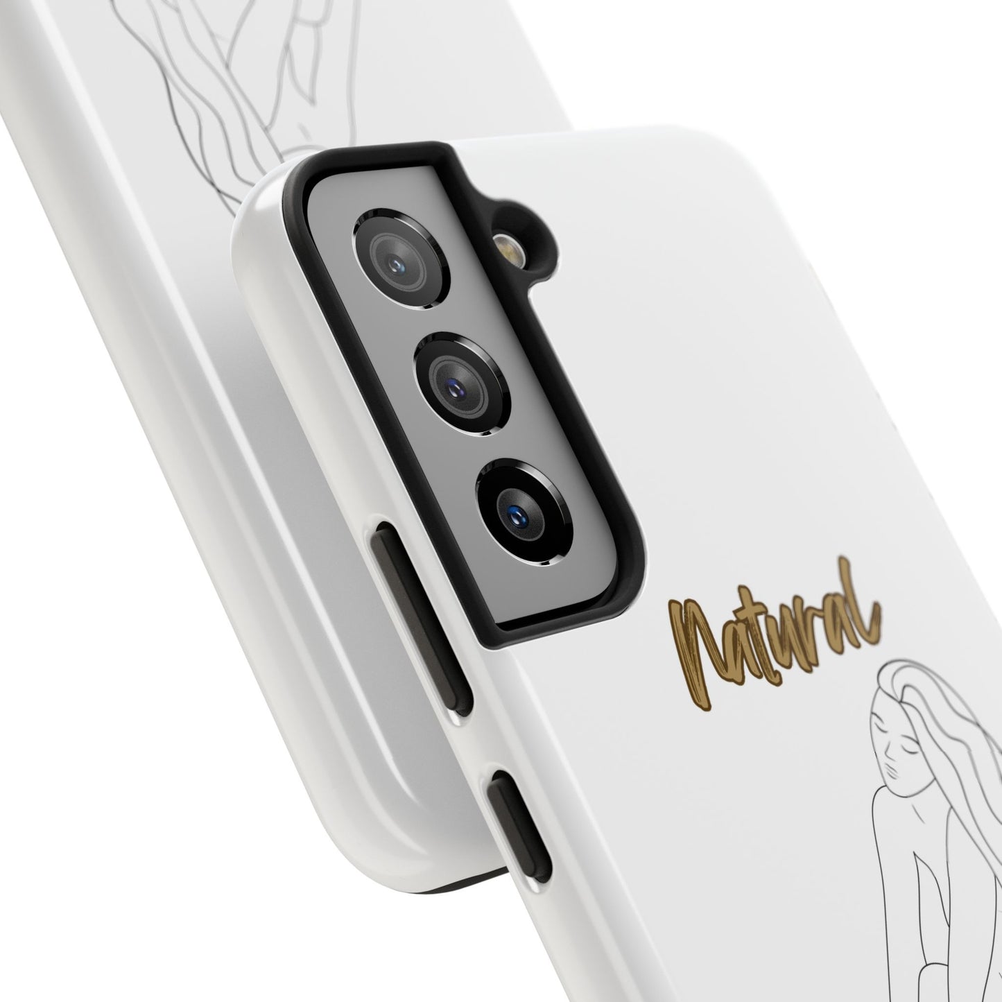 Natural Woman Beauty (BL) Tough Phone Cases WHITE
