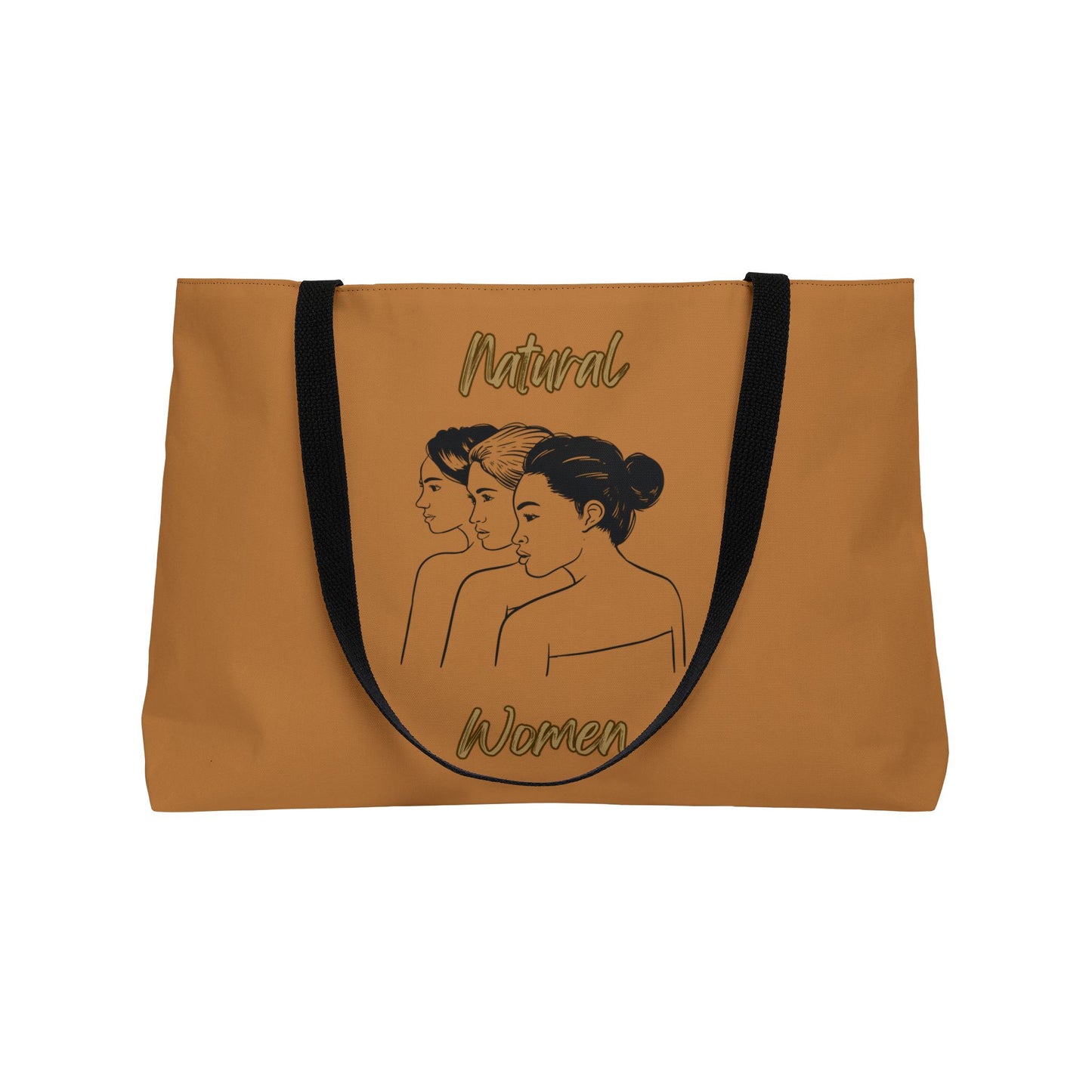 Natural Women United Friends (BL) Weekender Tote Bag LIGHT BROWN