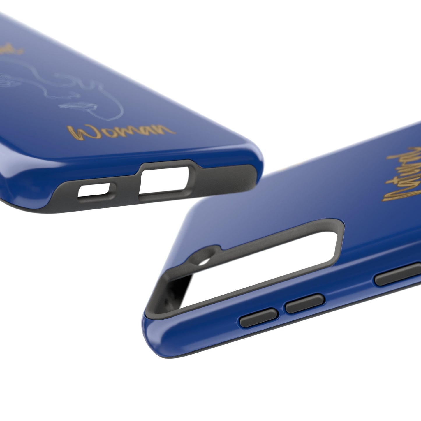 Natural Woman Looking (WL)Tough Phone Cases DARK BLUE