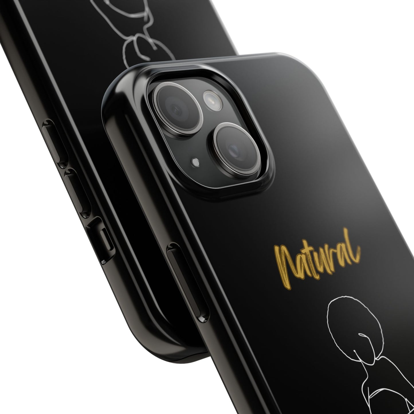 Natural Woman Sho Nuff (WL)Tough Phone Cases BLACK