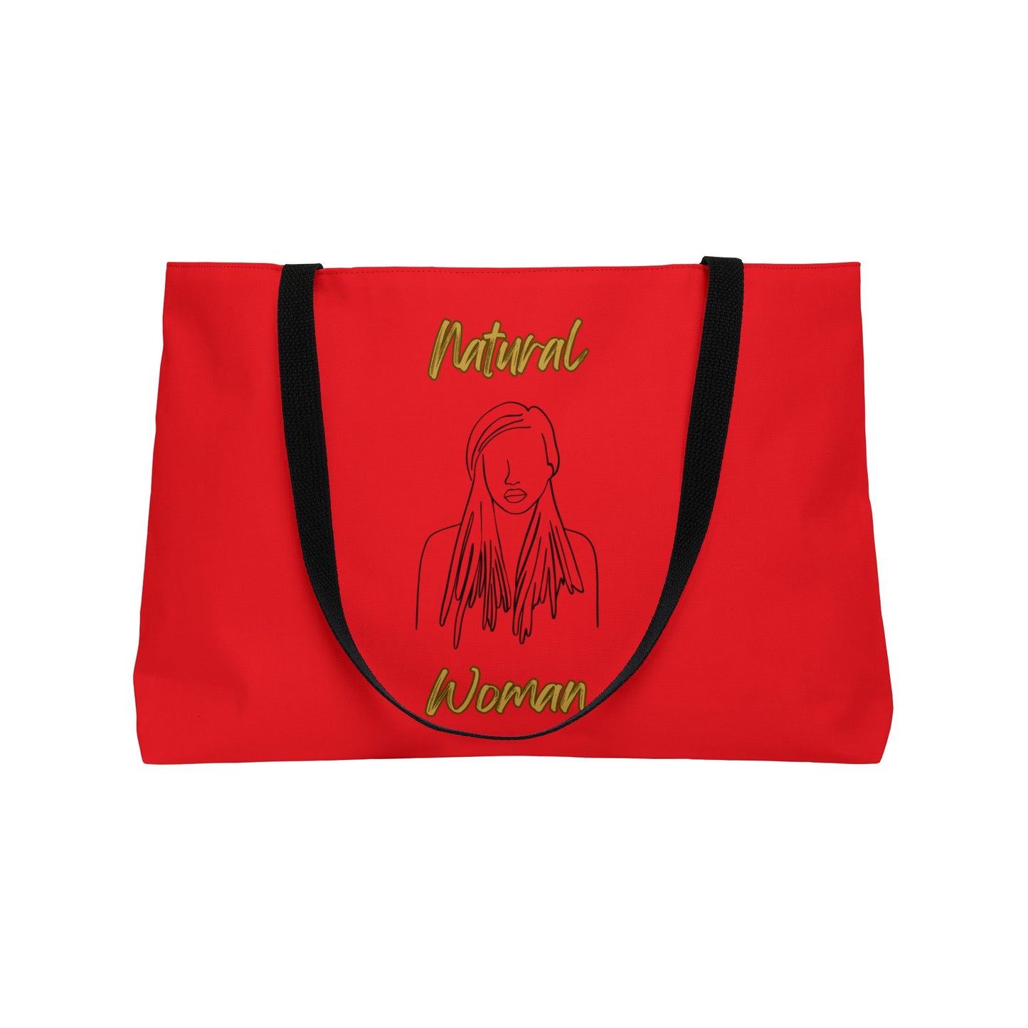 Natural Woman Content (BL) Weekender Tote Bag RED