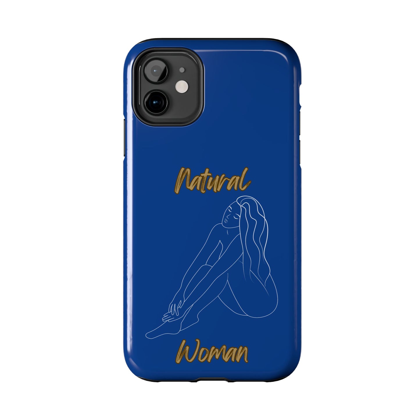 Natural Woman Beauty (WL) Tough Phone Cases DARK BLUE