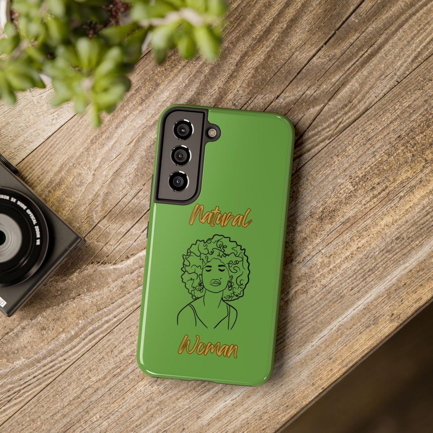 Natural Woman All About Me (BL)Tough Phone Cases GREEN