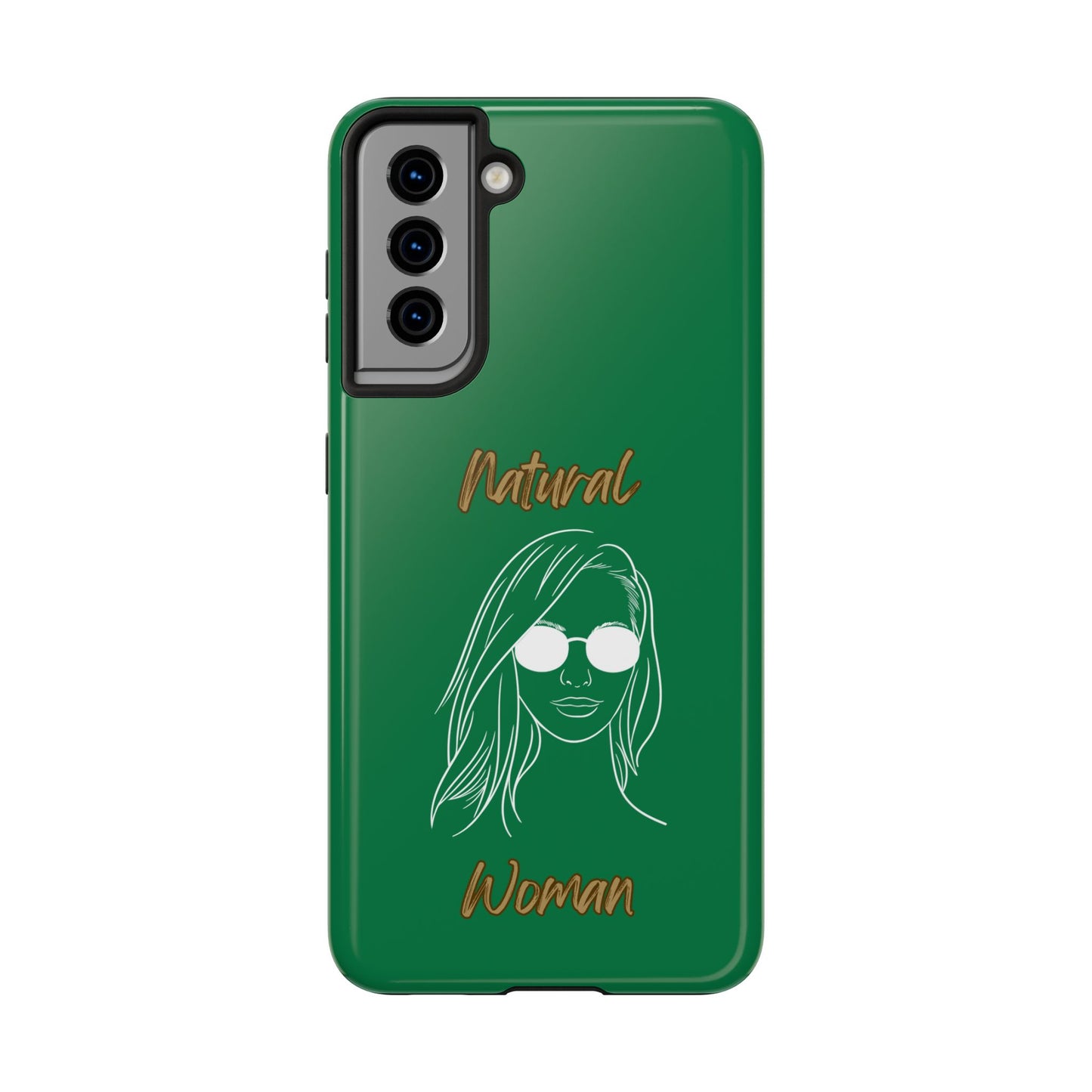Natural Woman Shades (WL)Tough Phone Cases DARK GREEN