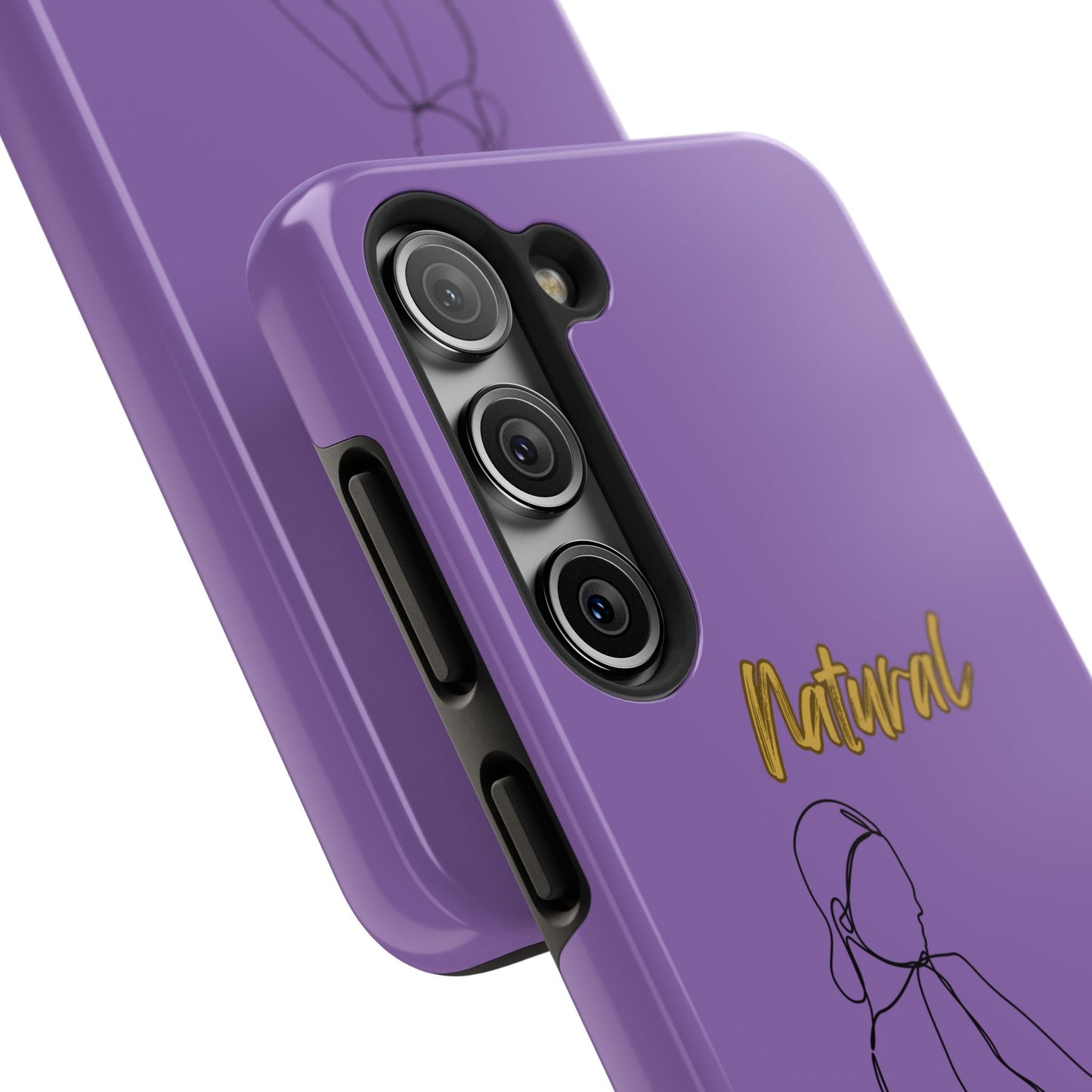 Natural Woman Hands Free (BL)Tough Phone Cases LIGHT PURPLE