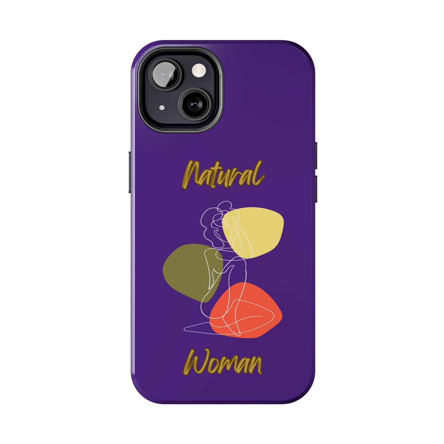 Natural Woman Colorful Pose (WL)Tough Phone Cases PURPLE