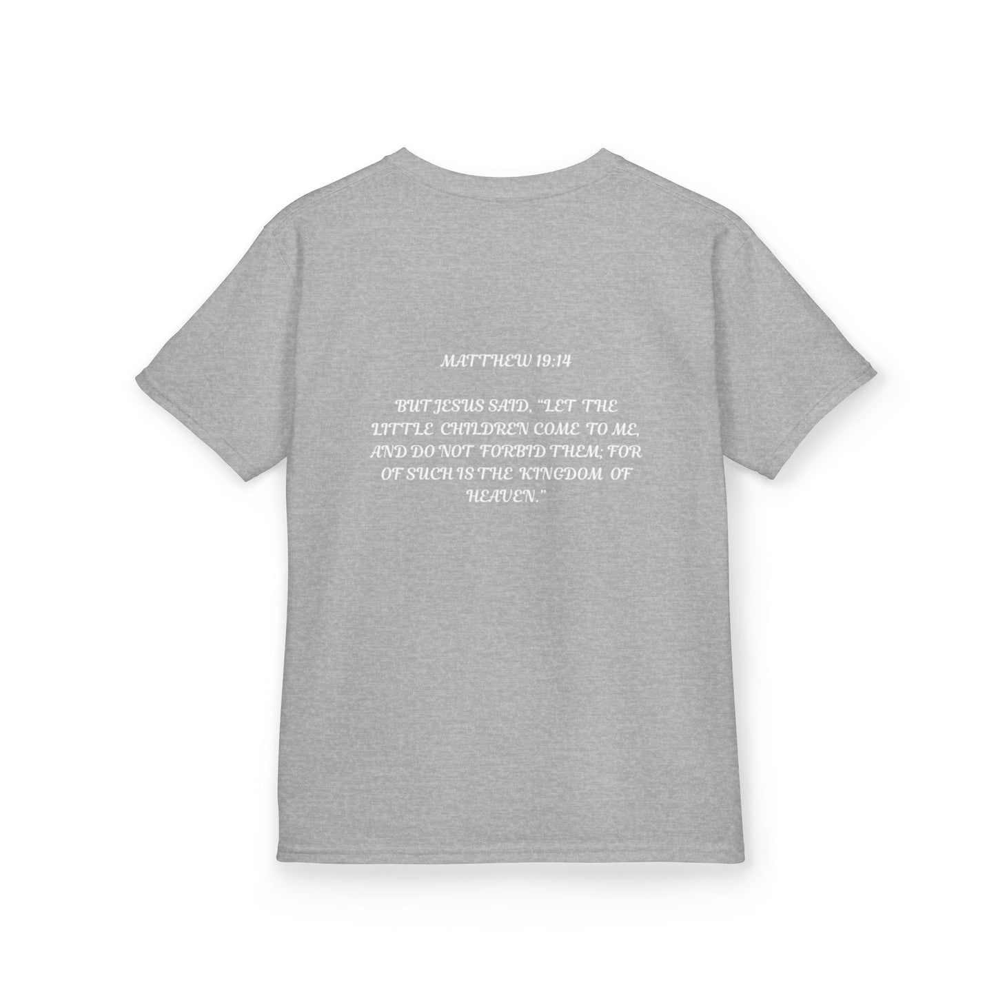 Children of the King Inspirational Kids Cotton T-Shirt (BL)