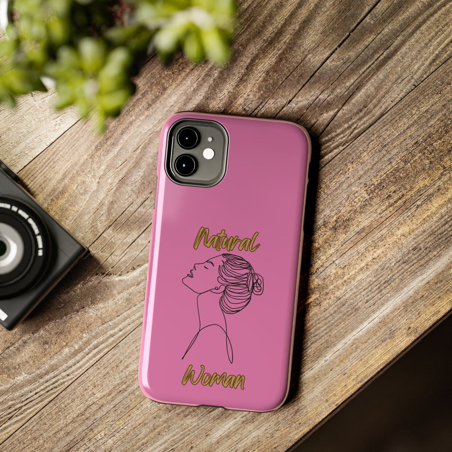 Natural Woman Wet Bun (BL) Tough Phone Cases LIGHT PINK