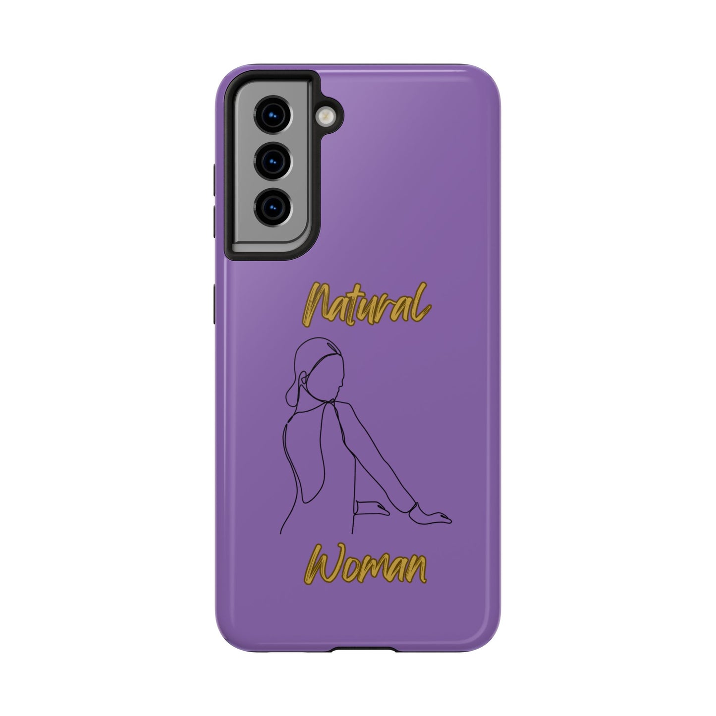 Natural Woman Hands Free (BL)Tough Phone Cases LIGHT PURPLE