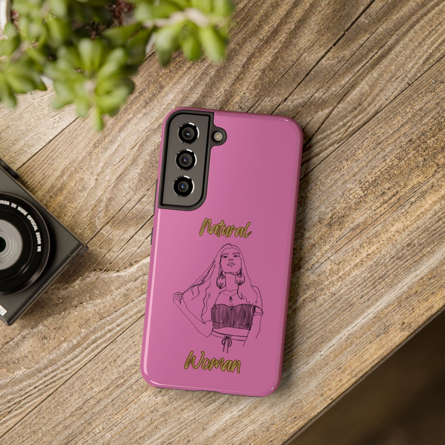 Natural Woman Thinking (BL)Tough Phone Cases LIGHT PINK
