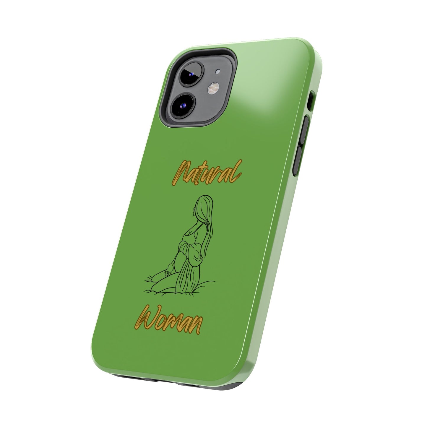 Natural Woman Expecting (BL)Tough Phone Cases GREEN