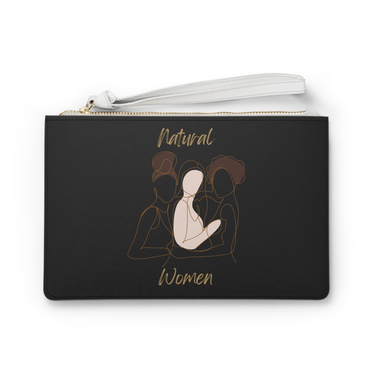 Natural Women Friends Clutch Bag BLACK